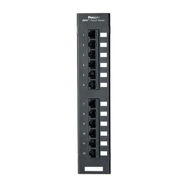 Patch Panel Armado Cat. 5e De 12 Ptos Para Montar En Pared Con Bracket