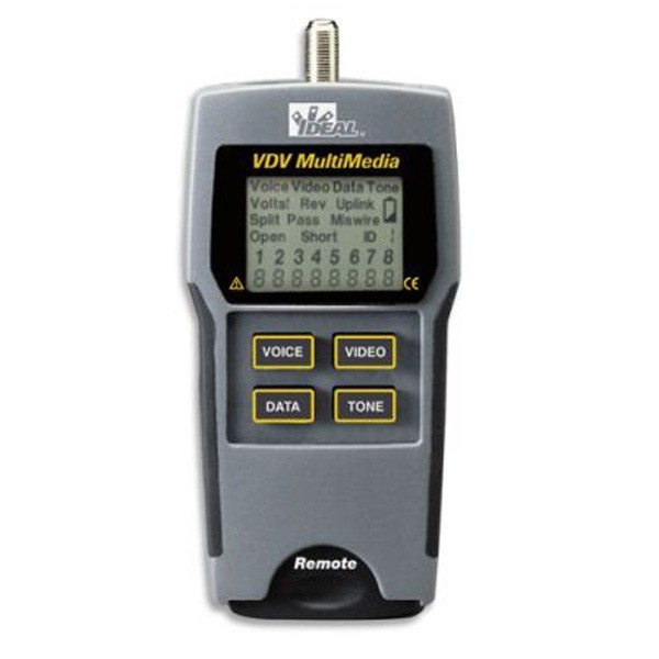 Probador Vdv De Pantalla Digital P/cables De Voz/datos/video