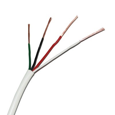 Cable Para Seguridad 2 Pares Multifilar 22 Awg Color Blanco Rll/305 Mts 100% Cobre Mca. Condumex