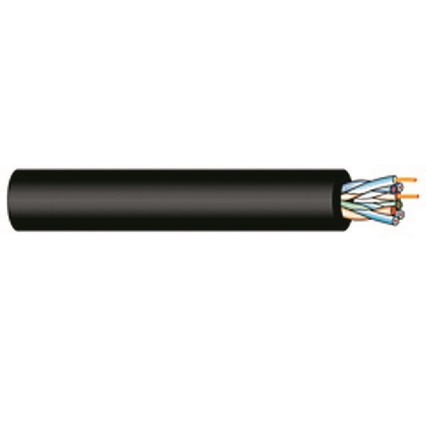 Cable Utp Cat. 5e 4 Pares Cm Para Exterior Con Gel Color Negro Rll/305 Mts 100% Cobre Mca. Condumex