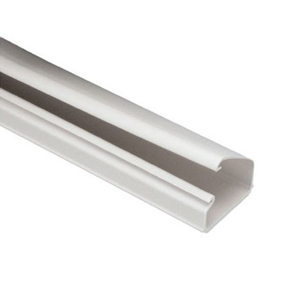 Ducto Plastico Tipo Ld10 Con Adhesivo De 6 Pies De Largo Color Blanco