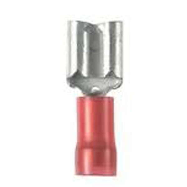 Terminal Hembra De 22-18 Awg, Aislado Parcial Nylon Pk/1000