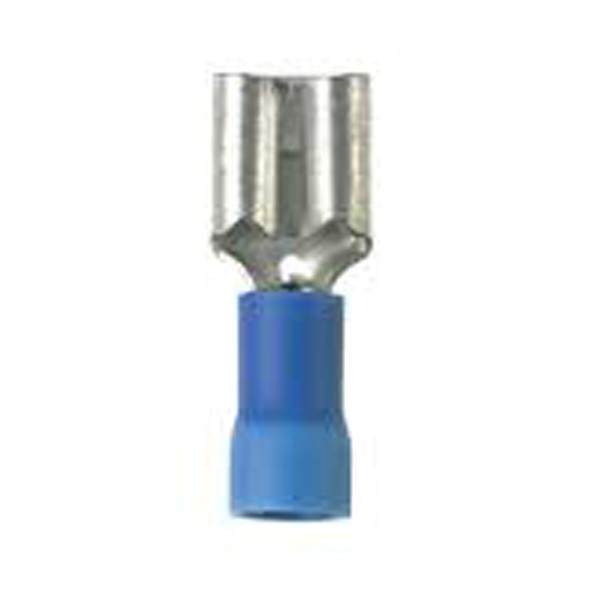 Terminal Hembra De 16-14 Awg, Aislado Parcial Vynil Butted Seam Pk/1000
