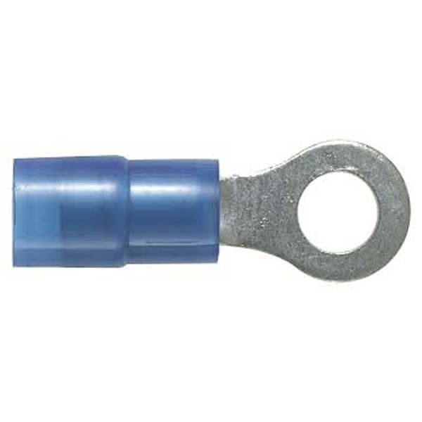 Terminal De Ojillo 16-14 Awg Stud #10, Nylon  Pk/1000