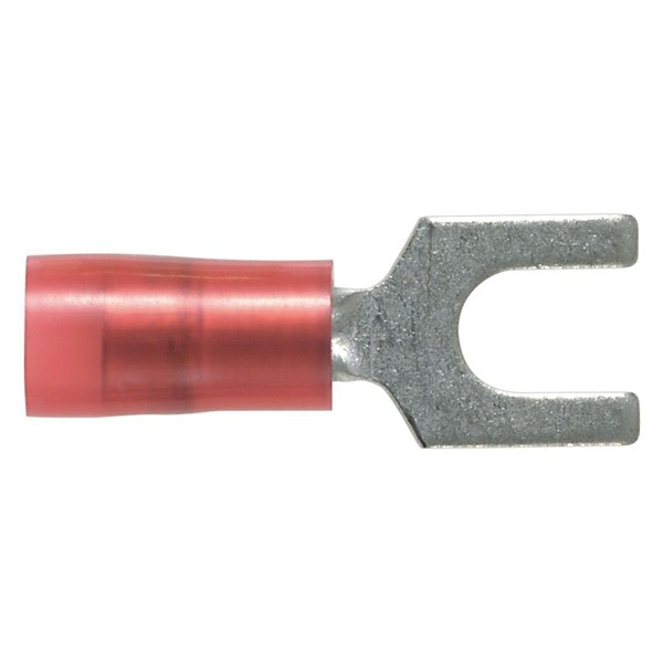Terminal De Orquilla 22-18  Awg Stud#8, Vynil Pk/1000
