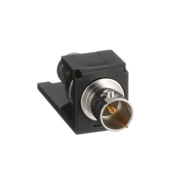 Modulo Bnc  75 Ohm Para Faceplate Mini-com Color Negro