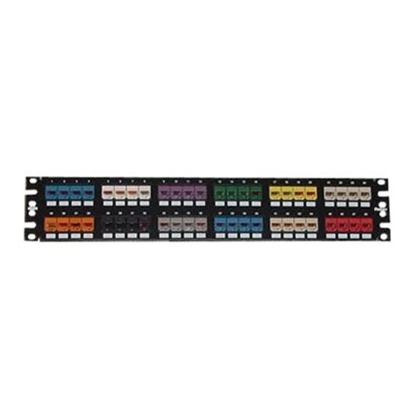Patch Panel Modular Tipo Flush De 48 Puertos Para Montar En Rack