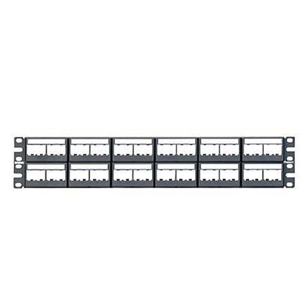 Patch Panel Modular De 48 Puertos Para Montar En Rack Con Etiquetas		