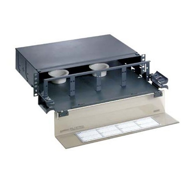 Distribuidor Para 24 Fibras, Acepta 8 Paneles Tipo Fap, P/ Rack 2 U.r