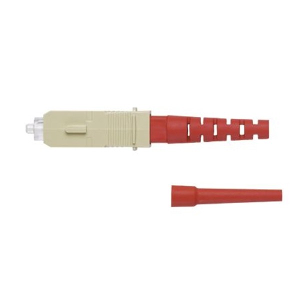 Conector Sc 62.5/125/50/125mm Multimodo Color Rojo