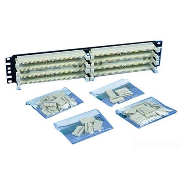 Panel Kit Con 2  Regletas De 100 Pares  5e  P/rack