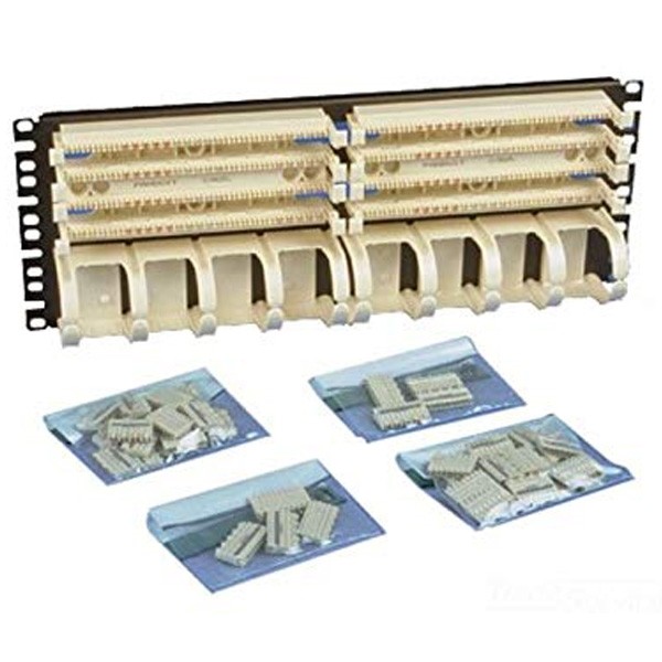 Panel Kit Con 2  Regletas De 100 Pares  5e Incluye Organizador P/rack