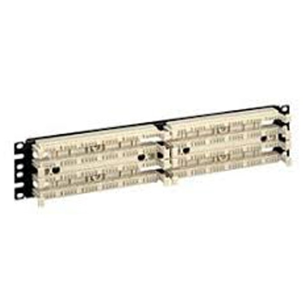Panel Con 2  Regletas De 100 Pares Cat 5e Para Montar En Rack