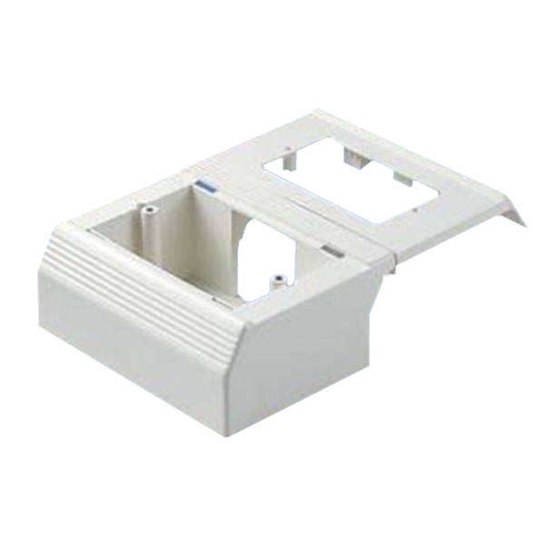 Workstation Outlet Para Ducto T70 Color Blanco