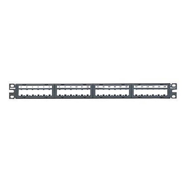 Patch Panel Modular De 24 Puertos Para Montar En Rack Con Etiquetas (4 De 6 Espacios)