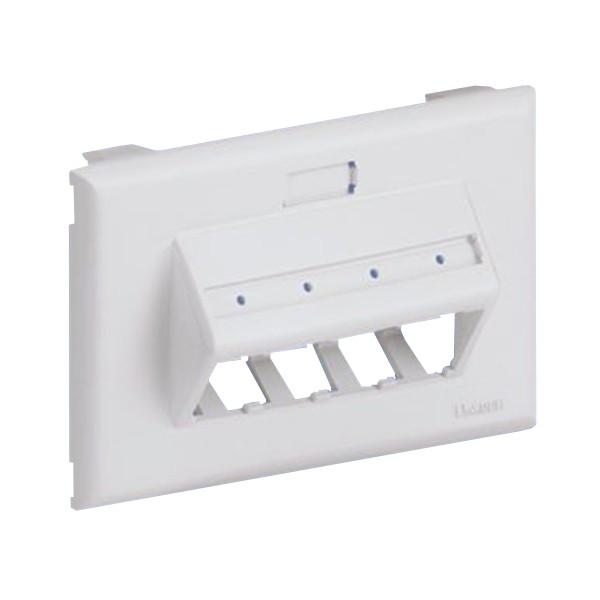 Faceplate Ejecutivo Horizontal Ultimate Id De 4 Salidas Snap-on Para T70