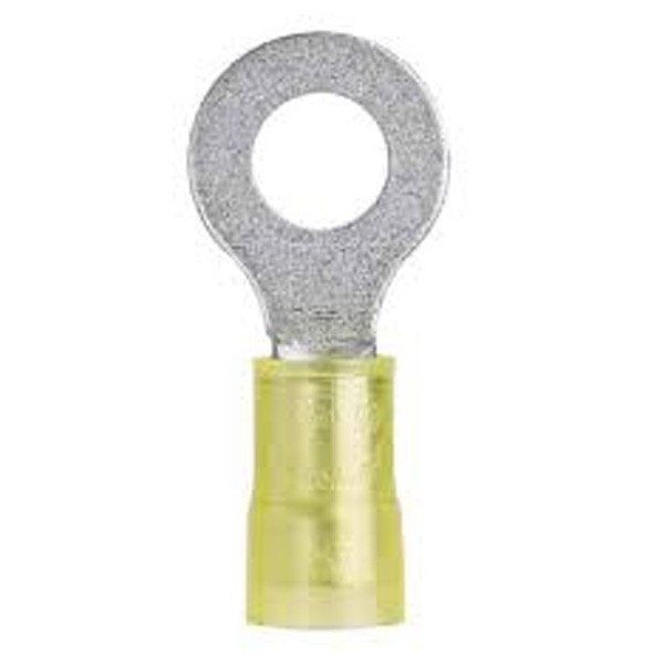 Terminal De Ojillo 12-10 Awg Stud #10, Nylon  Pk/500