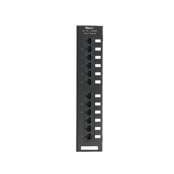 Patch Panel Armado Cat.6 De 12 Ptos Netkey Para Montar En Pared Con Bracket