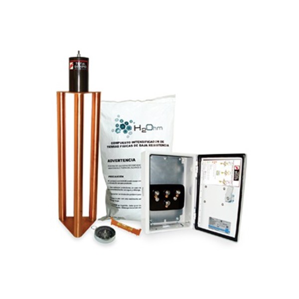 Kit De Tierra 400a: Electrodo, Acoplador De Admitacias Y Saco De H2ohm