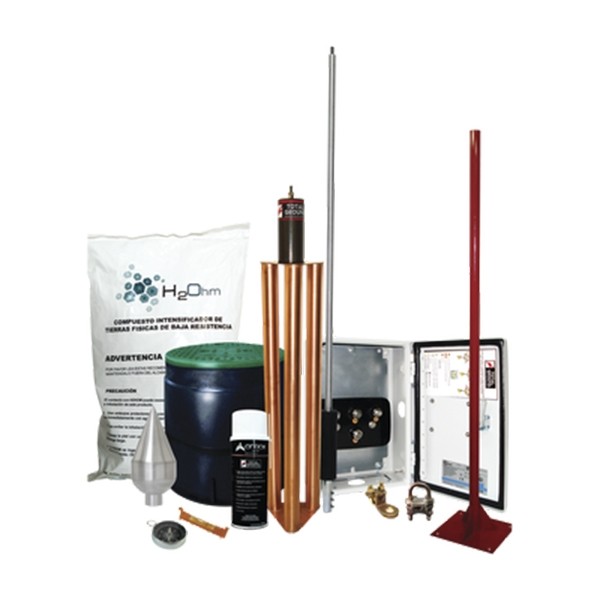 Kit Pararrayos Master Baja Incidencia Acero Inoxidable