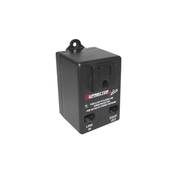 Supresor Ethernet Con Contacto De Ac