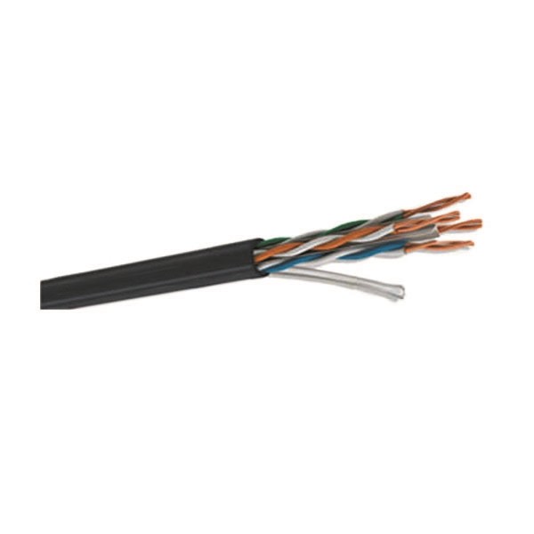 Cable Utp Cat. 6 4 Pares Cm Para Exterior Con Gel Color Negro Rll/305 Mts 100% Cobre Mca. Condumex