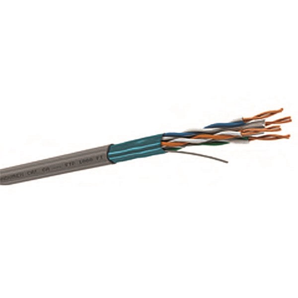 Cable Ftp Cat. 6a 4 Pares Cmr Color Gris Rll/305 Mts Mca. Condumex