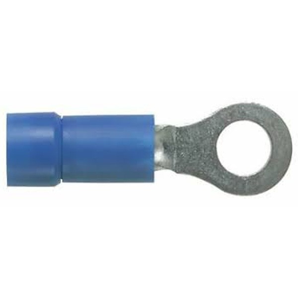 Terminal De Ojillo 16-14 Awg Stud#10, Vynil Pk/100