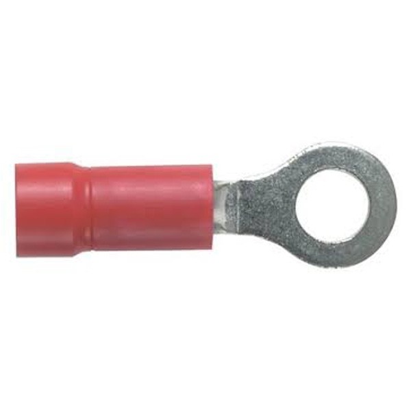 Terminal De Ojillo 22-18 Awg Stud#5/16, Vynil Pk/100