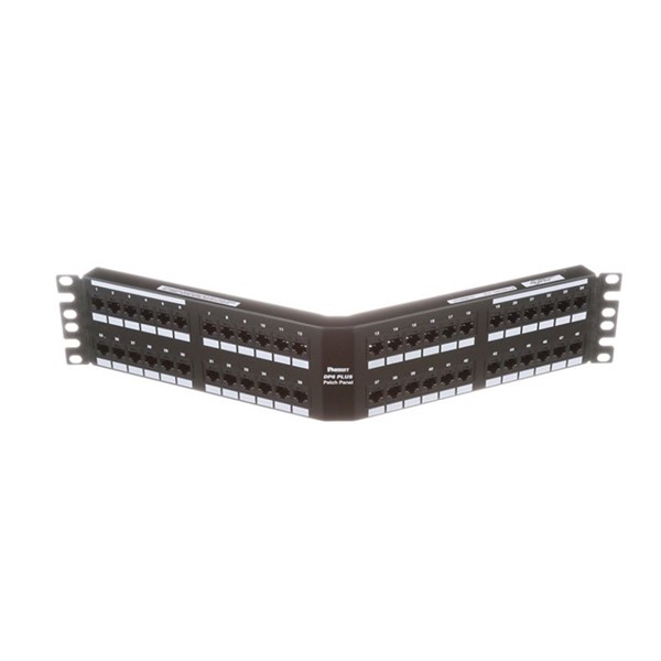 Patch Panel Armado Tipo Angular Cat.6a 10gig De 48 Ptos Para Montar En Rack