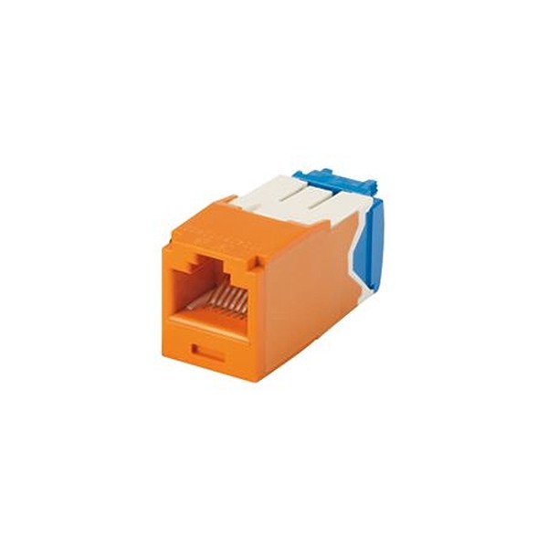Jack Modular Cat. 6a 10gig Color Naranja