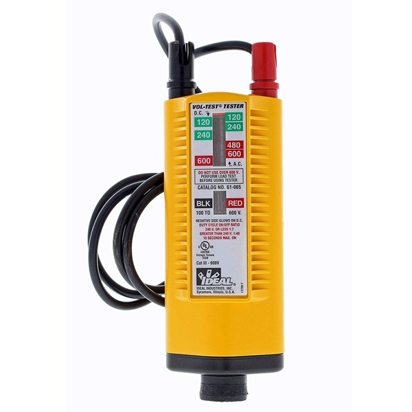 Probador De Voltaje Con Selenoide 100-600v Ca/cc
