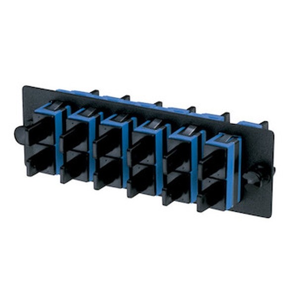 Panel Precargado Con 6 Conectores Duplex Sc Monomodo (zirconia)
