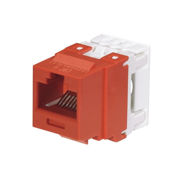 Jack Modular Cat. 6 Netkey Color Rojo