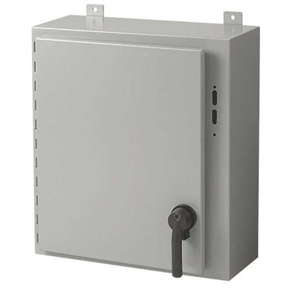 Gabinete De Montaje 1219 X 949 X 305 Mm Con Manija Nema 12 Gris Claro Mca. Hoffman