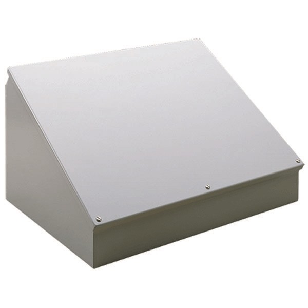 Consola De Acero 305x305x231 Mm Color Gris Claro Mca. Hoffman