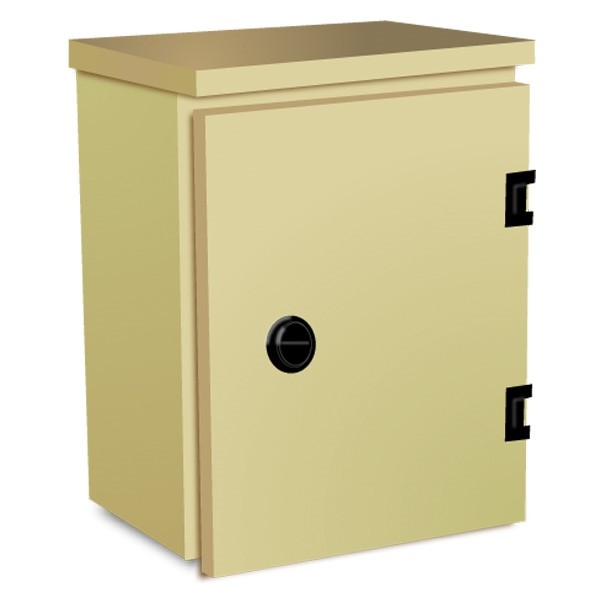 Armario De 600ax400bx250p Nema 3 Ral7032 Con Platina