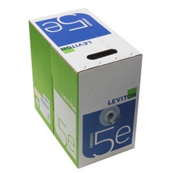 Cable Utp Cat. 5e Extreme 4 Pares Cm Color Gris Rll/305 Mts Mca Leviton