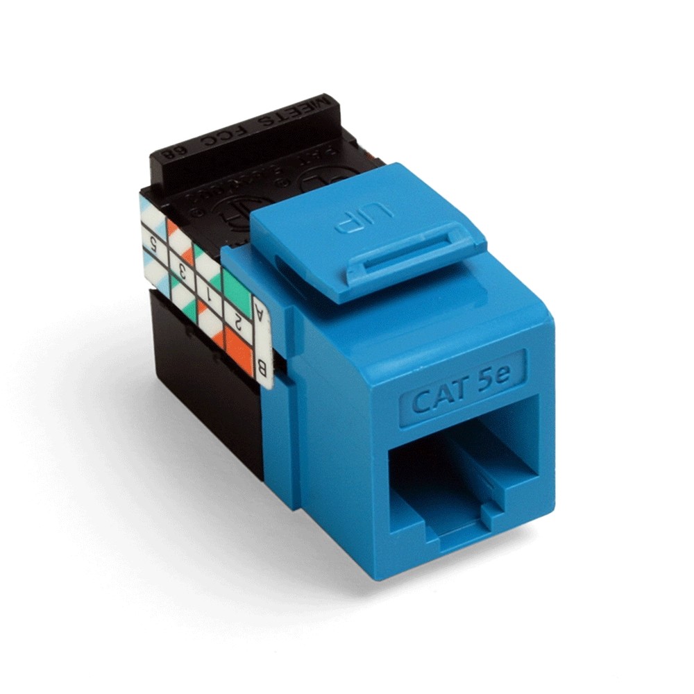 Jack Modular Gigamax Cat. 5e Color Azul Mca Leviton