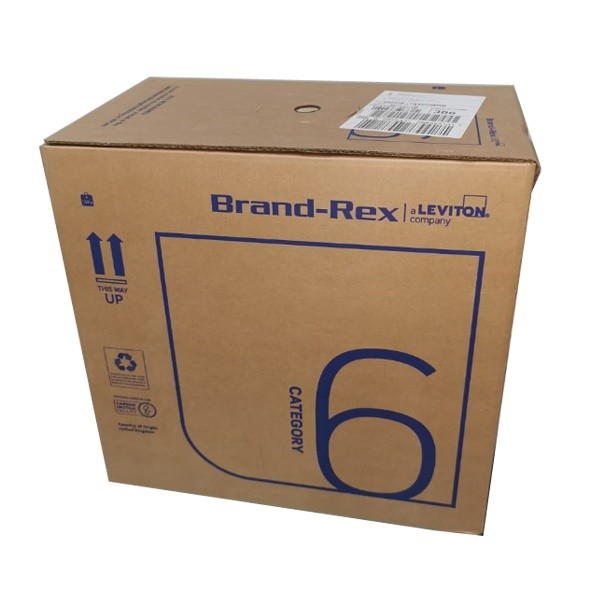 Cable Utp Cat. 6 Atlas 4 Pares Lszh Color Azul Rll/305 Mts Mca Leviton