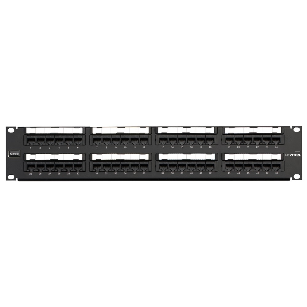 Patch Panel Armado Extreme Cat. 6 De 48 Ptos P/rack Mca Leviton