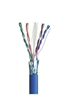 Cable Ftp Cat. 6a Atlas 4 Pares Lszh Color Azul Rll/305 Mts Mca Leviton