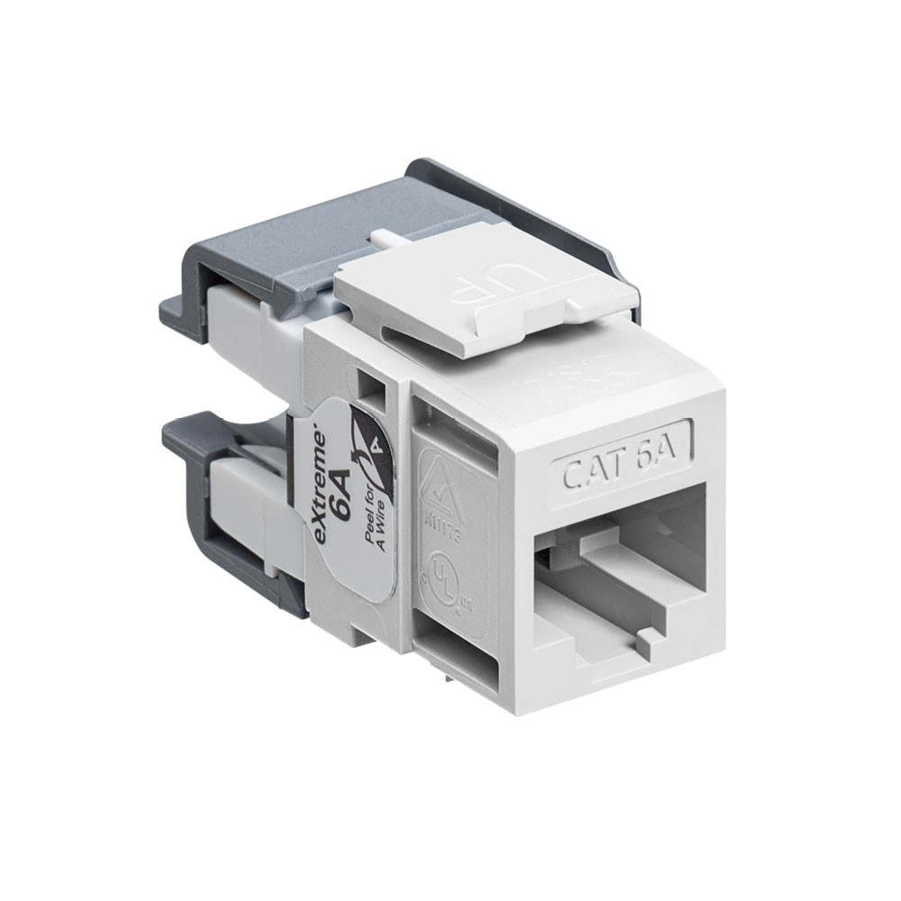 Jack Modular Extreme Cat. 6a Color Blanco Mca Leviton