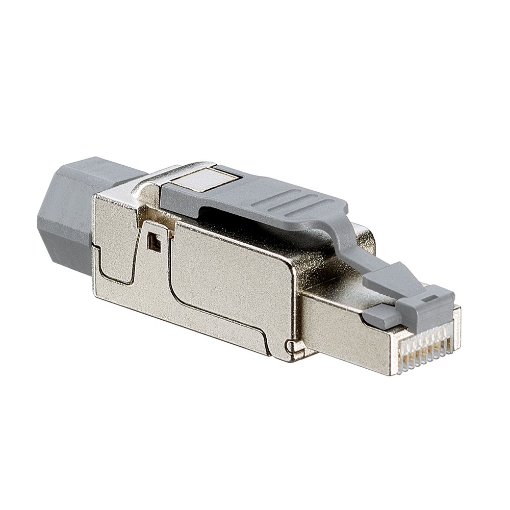 Plug Universal Blindado Cat. 6a Tool Free 22-26 Awg Mca Leviton