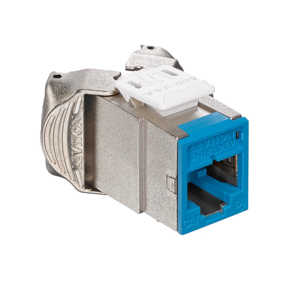 Jack Modular Atlas Cat. 6a Blindado Color Azul Mca Leviton