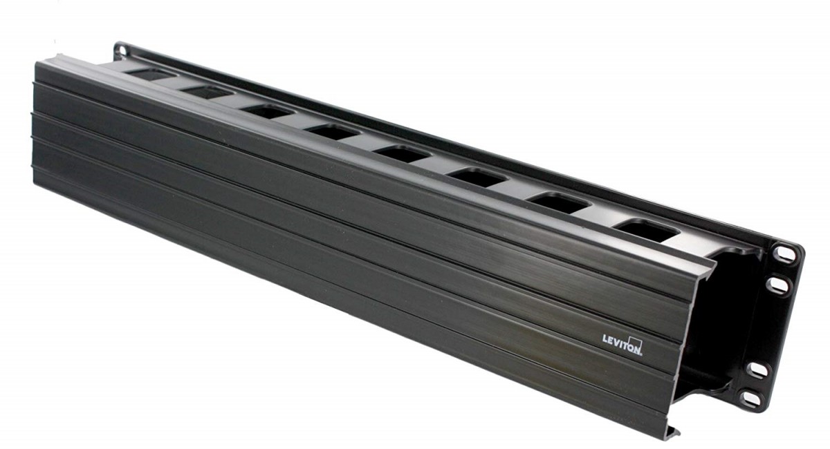 Organizador Horizontal Frente De 2 U.r Mca Leviton