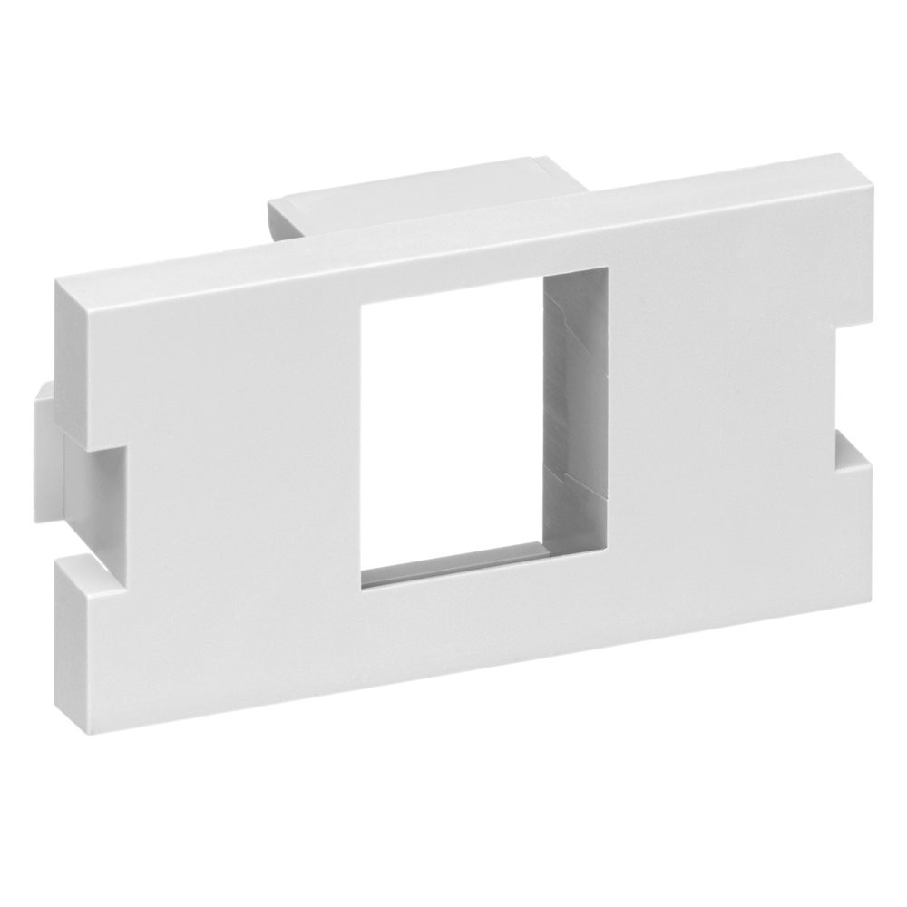 Modulo De 1 Puerto 1 Ua Quickport Para Adaptar A Mos Color Blanco Mca Leviton