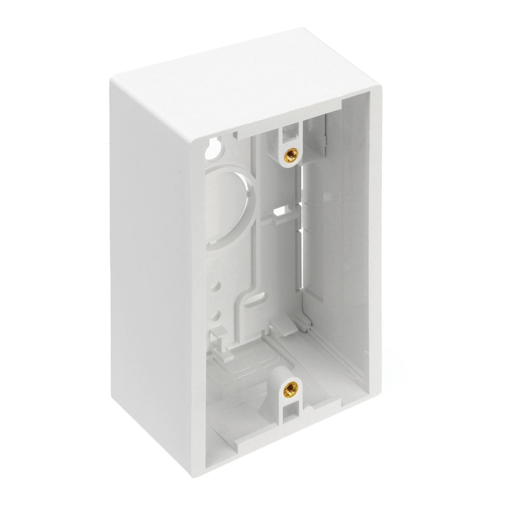Caja De Montaje Universal C/breakouts 4.8 Cm Prf Color Blanco Mca Leviton