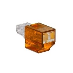 Bloqueador De Puertos Secure Rj Color Naranja Pk/12 Pzas