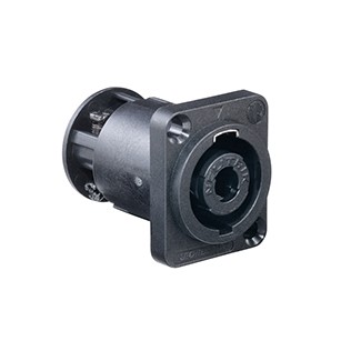 Conector Speakon 4 Poloscolor Negro Mca Leviton